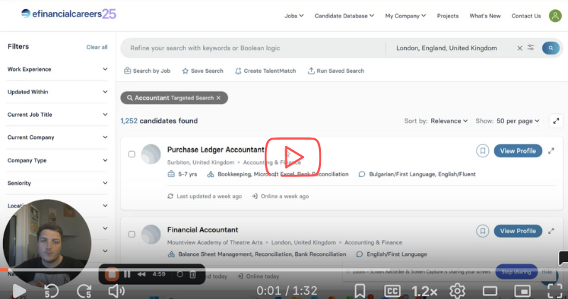AI-powered candidate summaries demo video