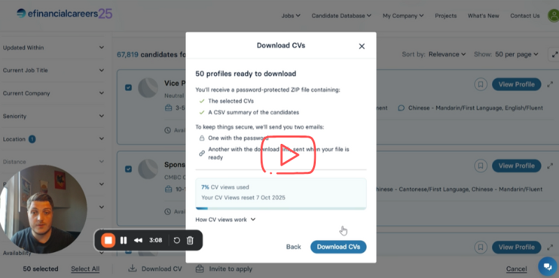 Bulk Customer Actions demo video