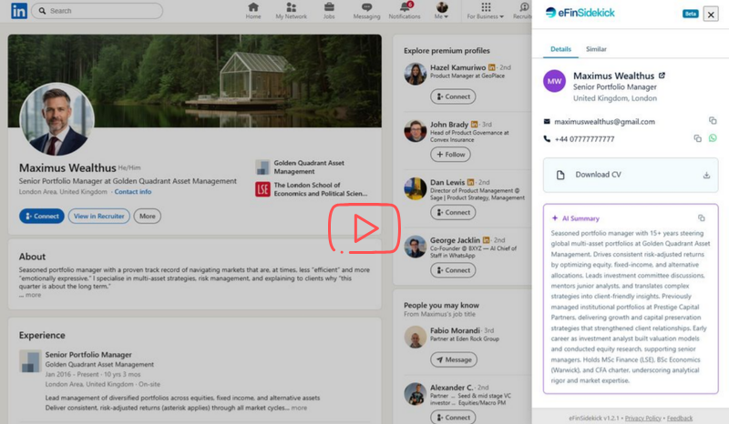 eFinSidekick Screenshot